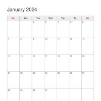 Monthly Calendar Maker