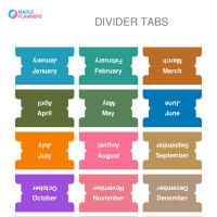 Planner Divider Tabs Maker