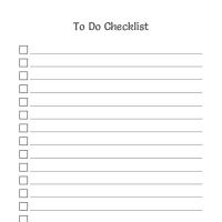 To Do Checklist Maker