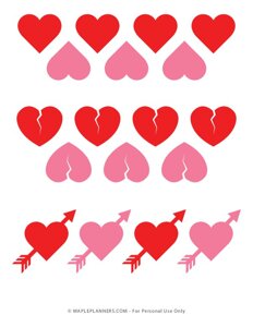 Love | Hearts – Valentine’s Day Printable