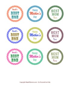 Mother’s Day Cupcake Toppers