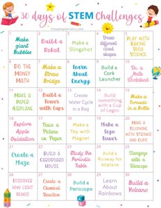 Summer STEM Challenges