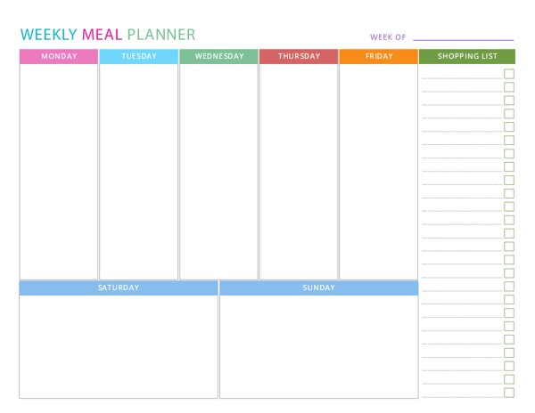 Weekly Meal Planner