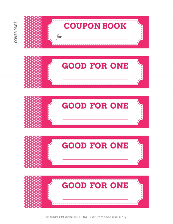 Coupon Book DIY