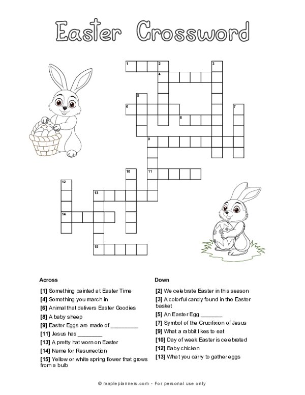 Animal Crossword Puzzle in 2023 Crossword, Crossword puzzle, Crossword puzzles