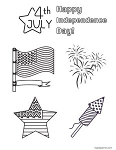 Independence Day Coloring Pages