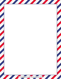 Independence Day Decorative Border