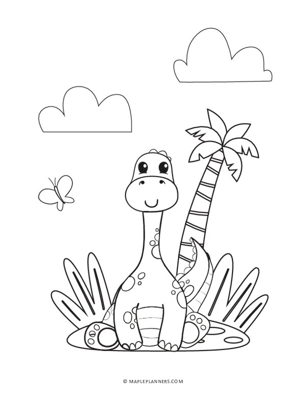 Dinosaur Coloring Pages