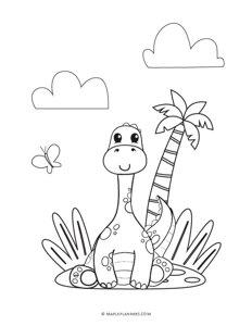 Dinosaur Coloring Pages