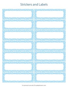 Stickers and Labels