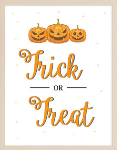 Trick or Treat Halloween Printable