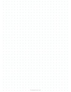 1/3 inch Blue Dot Grid Paper