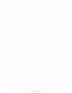 1/3 inch Red Dot Grid Paper