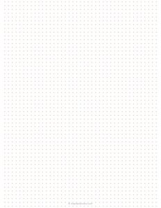 1/5 inch Red Dot Grid Paper