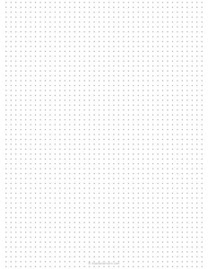 1/5 inch Dot Grid Paper
