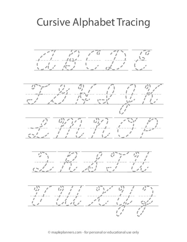 cursive-alphabet-letter-tracing-worksheet