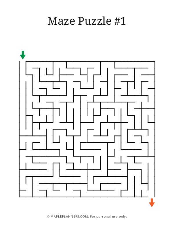 Fun Maze Puzzles #1