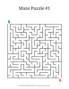 Fun Maze Puzzles #1