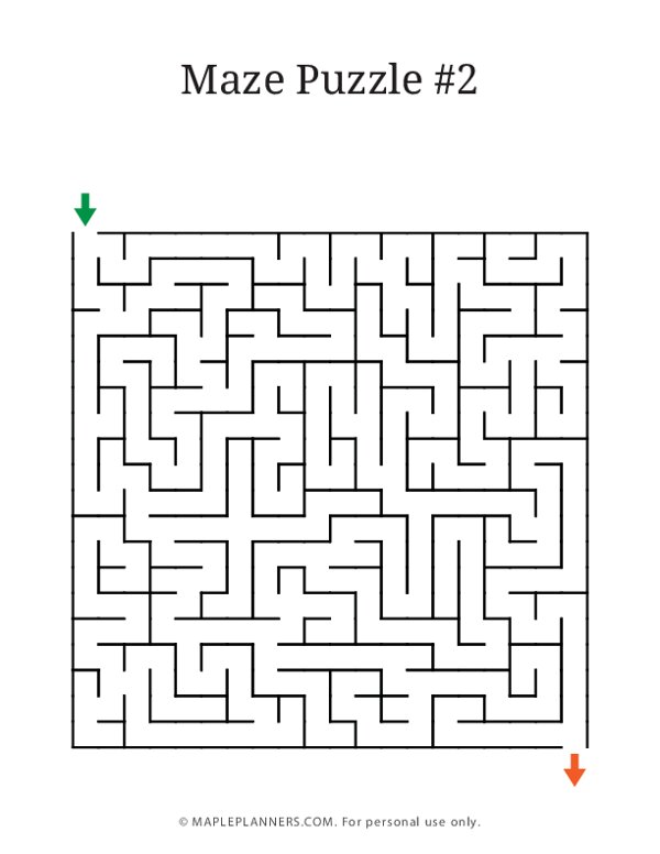 Fun Maze Puzzles #2