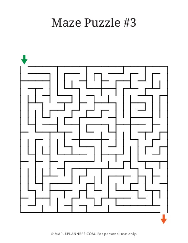 Fun Maze Puzzles #3