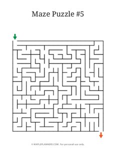 Fun Maze Puzzles #5