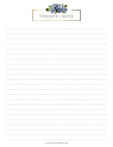 Notes Template