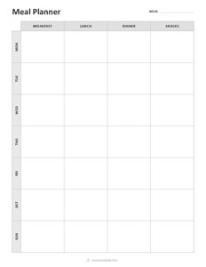 Weekly Meal Planner