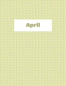 April Binder Divider