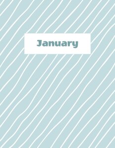 January Binder Divider