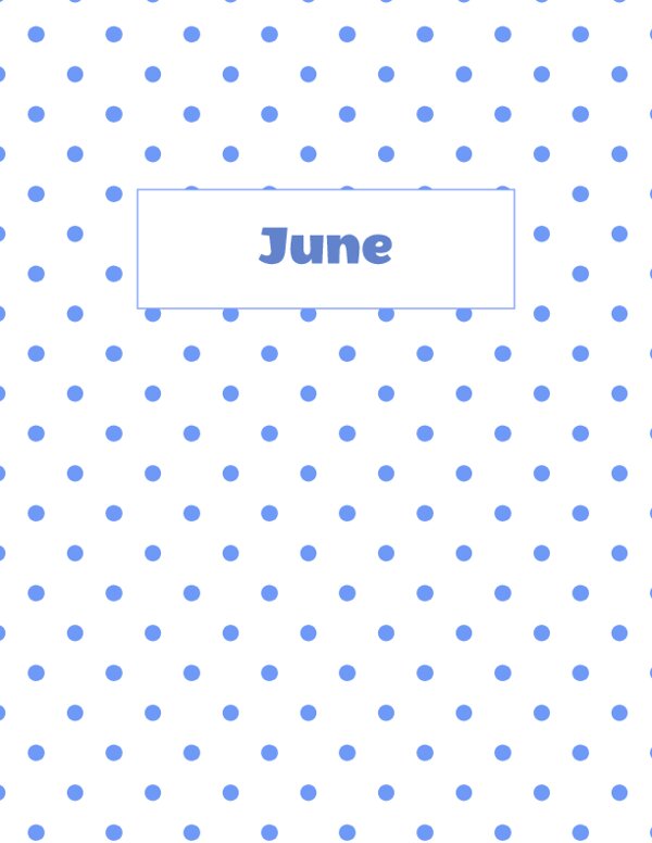 June Binder Divider