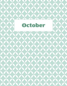 October Binder Divider