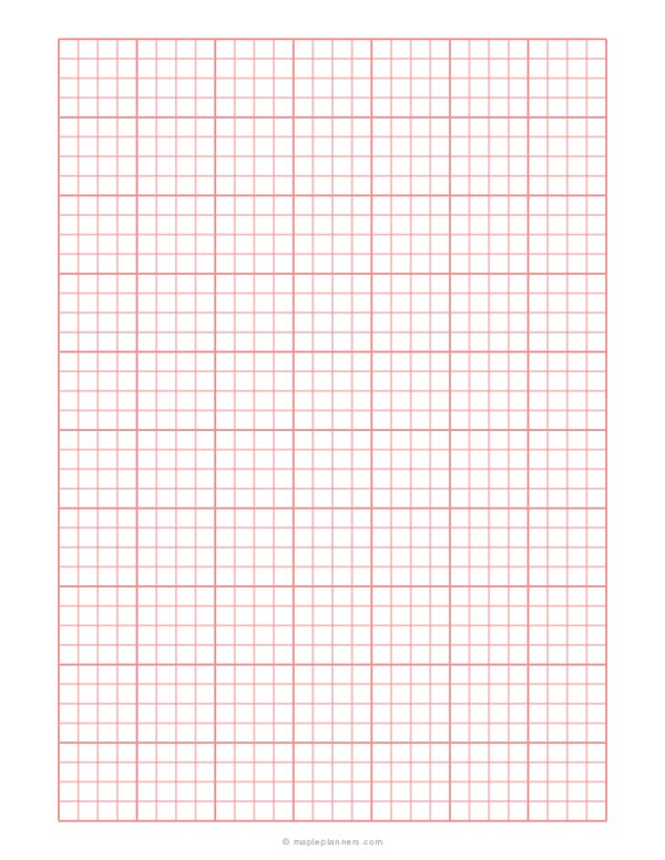 Graph Paper 1/4 inch