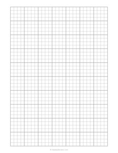 1/4 Inch Quad Ruled Graph Paper