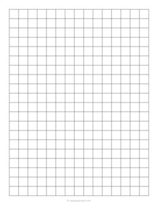 1/2 Inch Graph Paper
