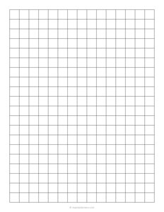 1/2 Inch Graph Paper