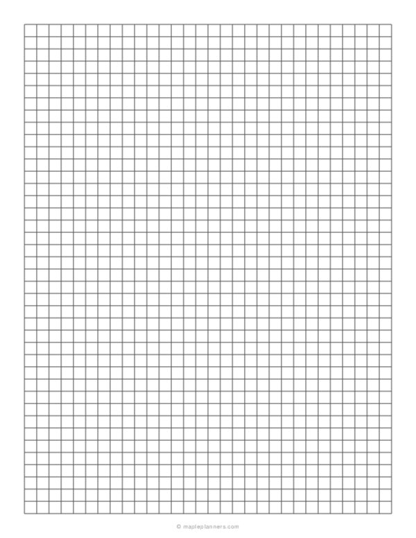 1/4 Inch Graph Paper