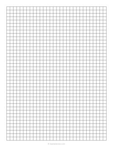 1/4 Inch Graph Paper