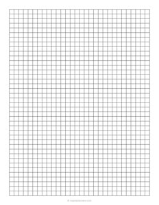 1/4 Inch Graph Paper