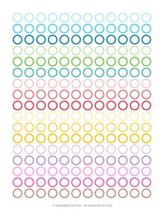 Outline Circle with White Space Inside