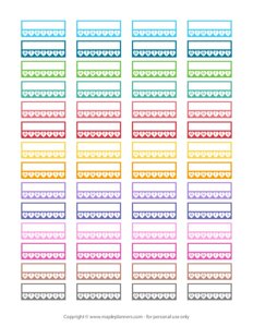 Habit Tracker Functional Planner Stickers - Hearts