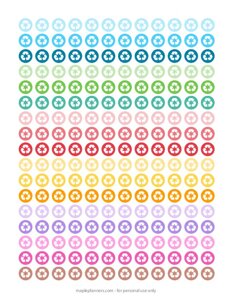Recycle, Trash, Recycling Symbol Planner Stickers