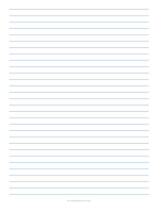 Printable Lined Paper