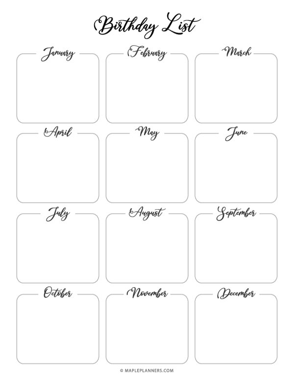 free-birthday-list-printable