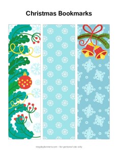 Christmas Bookmarks