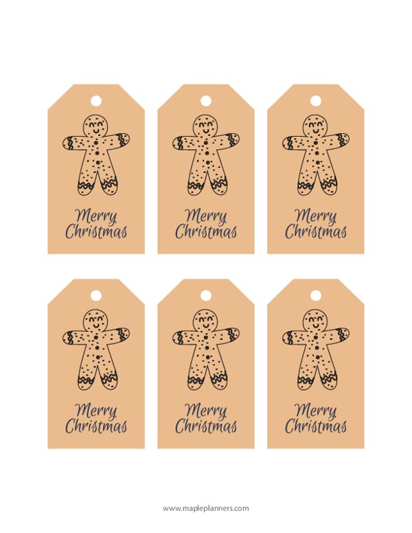 Christmas Gift Tags and Wrapping Labels