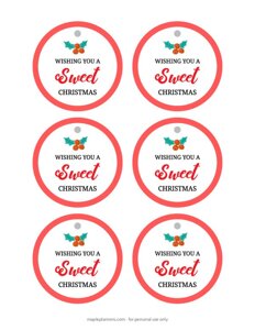 Sweet Christmas Gift Tags