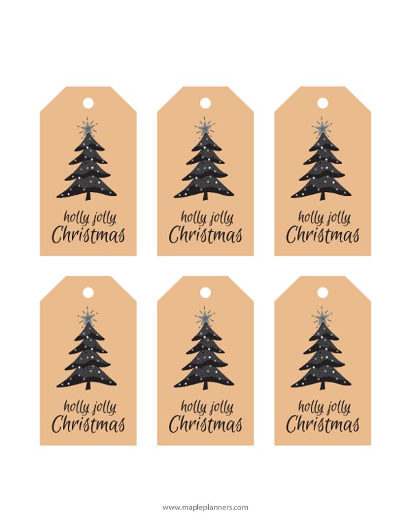 Christmas Gift Tags and Wrapping Labels