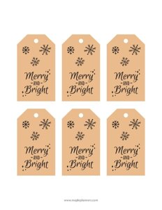 Christmas Gift Tags and Wrapping Labels