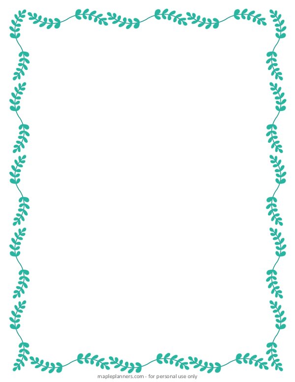 free fancy page borders