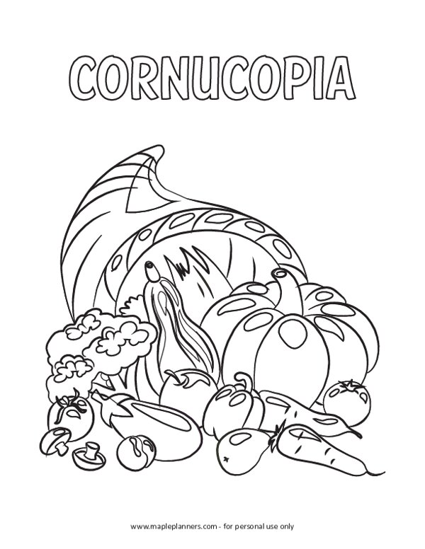 Color the Cornucopia